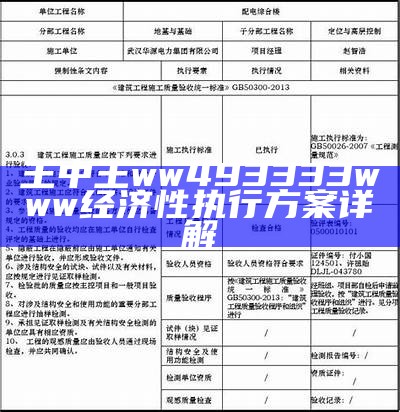 王中王ww493333www经济性执行方案详解