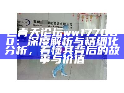 包青天论坛ww177000：深度解析与精细化分析，看懂其背后的故事与价值