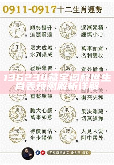 136234藏宝阁救世生肖表预测解析详解