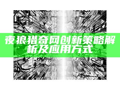 夜狼猎奇网创新策略解析及应用方式